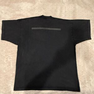 Balenciaga Strike 1917 Print Vintage Wash Black Oversized Tee
